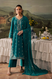 Aqua 3Pc - Embroidered Lawn Pret