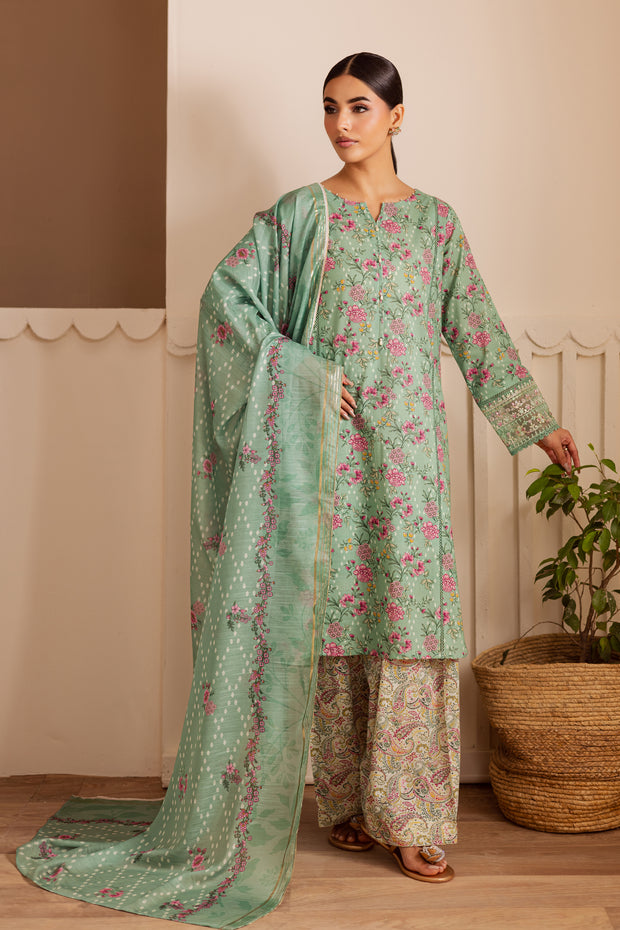 Krystal 3Pc - Printed Casual Pret