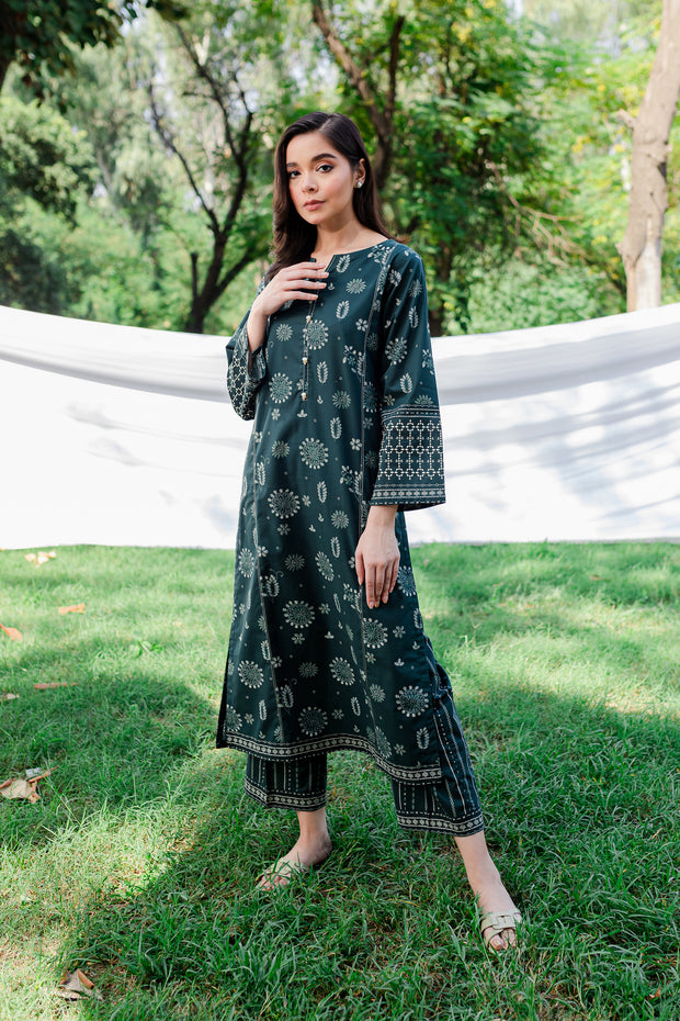 Eric 2Pc - Printed Cambric Dress