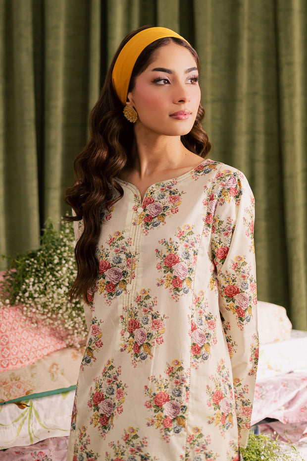 Mandy 2Pc - Printed Lawn Dress
