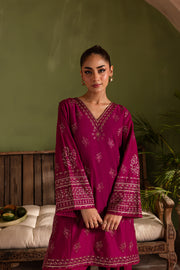 Nelsy 2Pc - Embroidered Lawn Dress