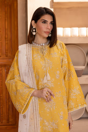 Aliea 3Pc - Embroidered Luxe Pret