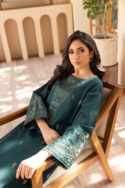 Emerald Dream 2Pc - Embroidered Khaddar Dress