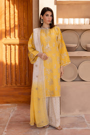 Aliea 3Pc - Embroidered Luxe Pret