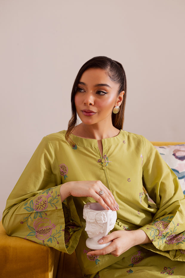Annar 2Pc - Embroidered Casual Pret