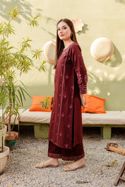 Starlet 2Pc - Embroidered Khaddar Dress