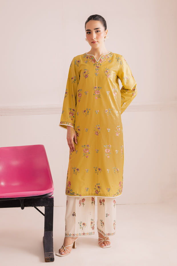 Lemon Cake 2Pc - Embroidered Casual Pret