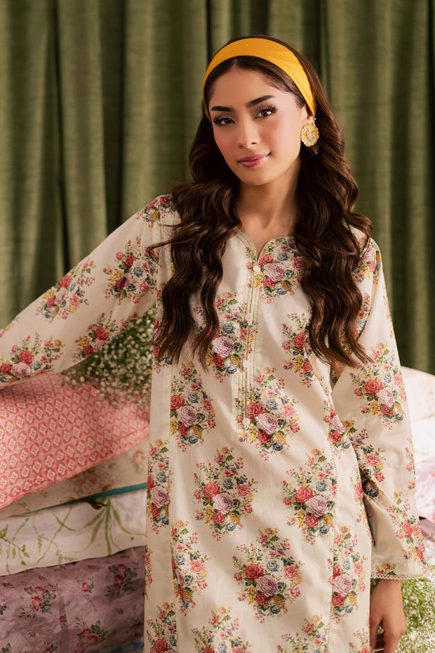 Mandy 2Pc - Printed Lawn Dress