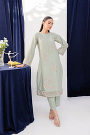 Dione 2Pc - Embroidered Lawn Dress