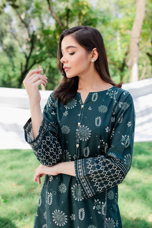 Eric 2Pc - Printed Cambric Dress