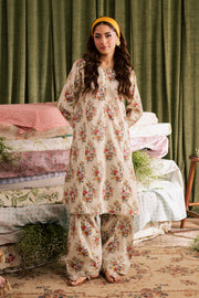 Mandy 2Pc - Printed Lawn Dress