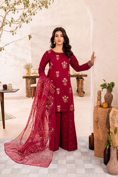 Esmeray 3Pc - Embroidered Luxe PRET