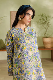 Bella 2Pc - Printed Khaddar Dress