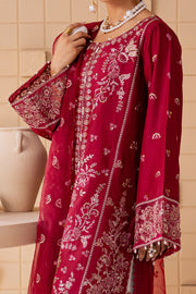 Abilene 3Pc - Embroidered Lawn Dress