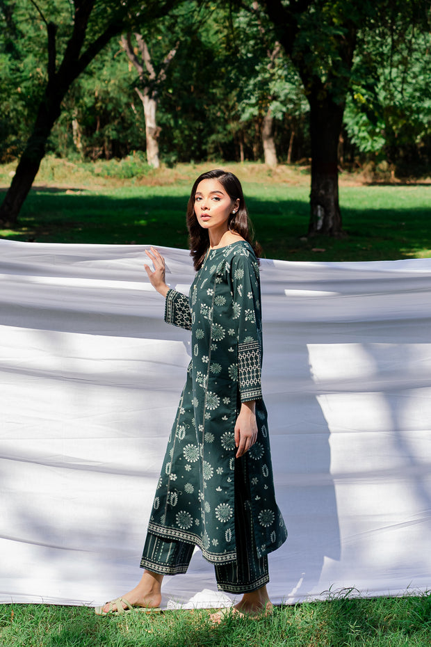 Eric 2Pc - Printed Cambric Dress