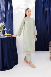 Dione 2Pc - Embroidered Lawn Dress