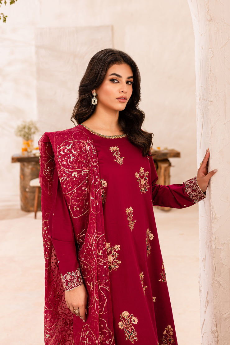 Esmeray 3Pc - Embroidered Luxe PRET