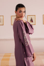 Violet Mist 2Pc - Embroidered Casual Pret