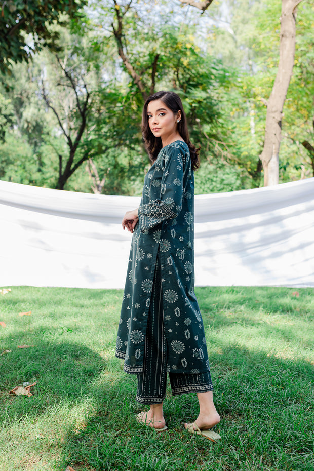 Eric 2Pc - Printed Cambric Dress