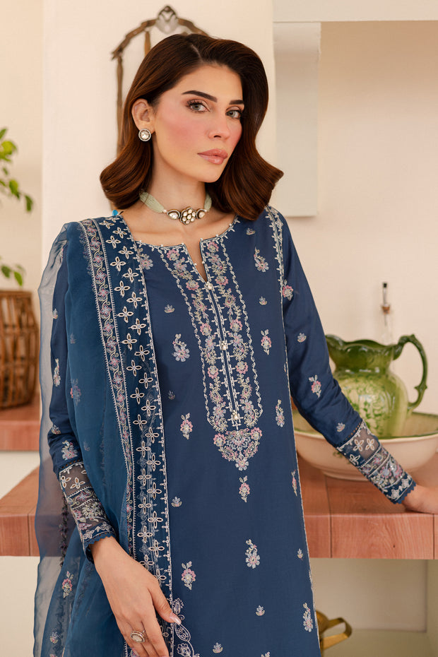 Alana 3Pc - Embroidered Lawn Dress