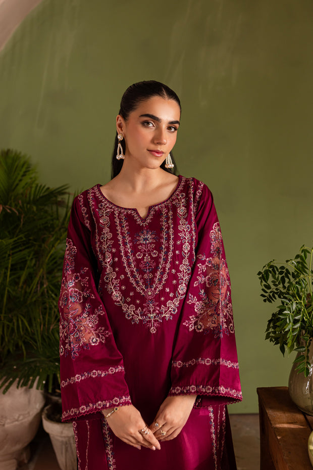 Betty 2Pc - Embroidered Lawn Dress