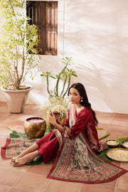 Shayla 3Pc - Printed Casual Pret