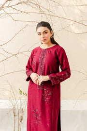 Teagan 2Pc - Embroidered Karandi Dress