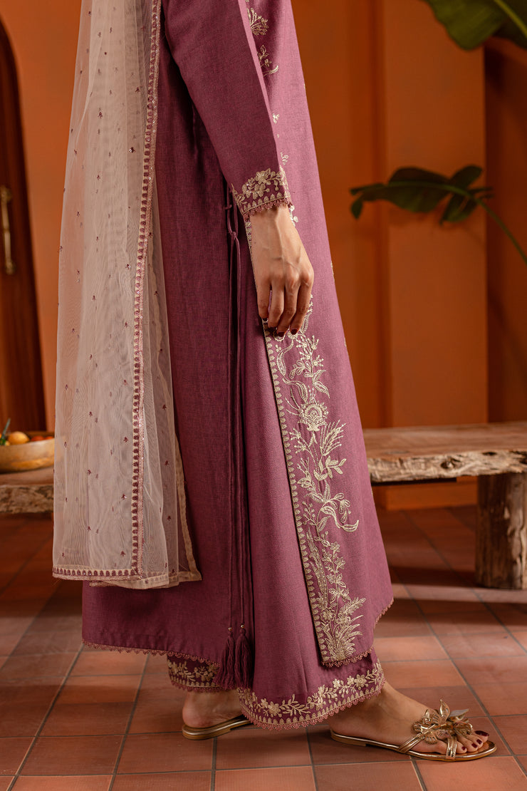 Amriti 3Pc- Embroidered Karandi Dress