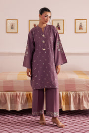 Violet Mist 2Pc - Embroidered Casual Pret