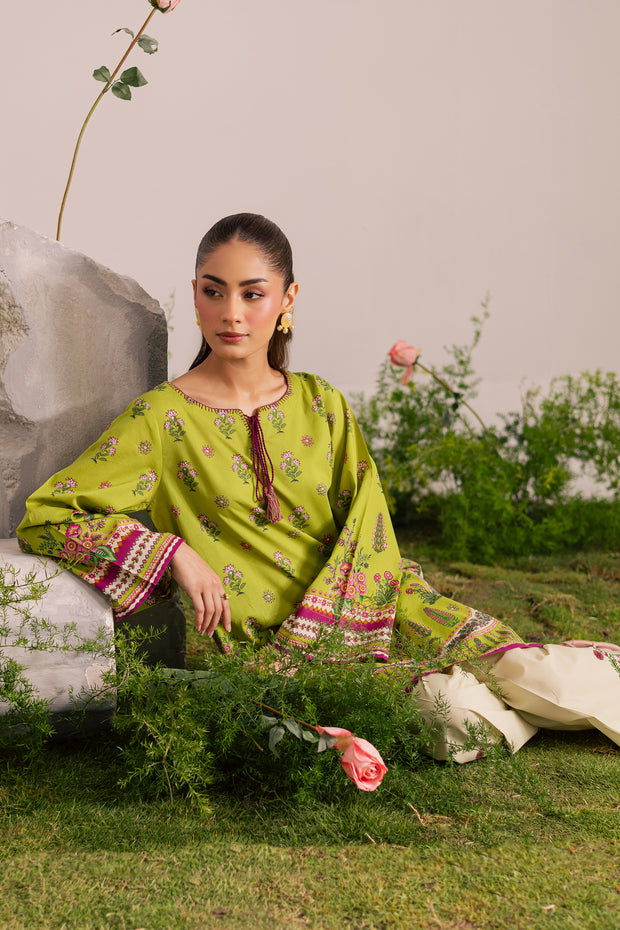 Roomi 2Pc - Printed Lawn Dress