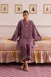 Violet Mist 2Pc - Embroidered Casual Pret