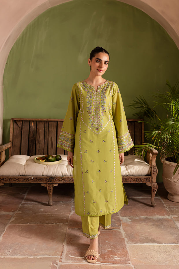 Jimmy 2Pc - Embroidered Lawn Dress