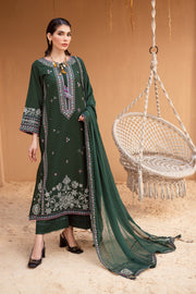 Mosswood 3Pc - Embroidered Khaddar Dress