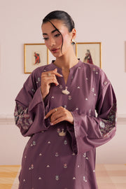 Violet Mist 2Pc - Embroidered Casual Pret