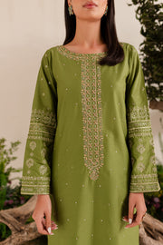 Mahur 3Pc - Embroidered Luxe PRET