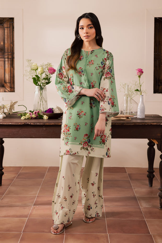 Saman 2Pc - Printed Casual Pret