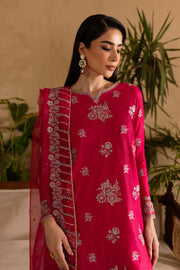 Zinnia 3Pc - Embroidered Solid Dress
