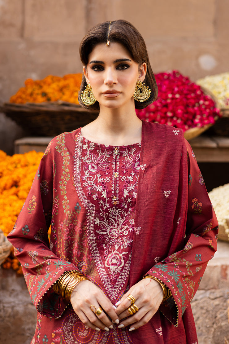 Prishay 3Pc- Printed Lawn Dress