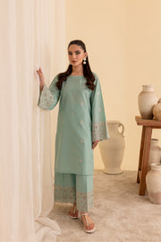 White Emerald 2Pc - Embroidered Lawn Dress