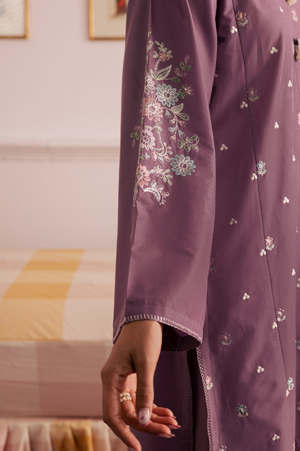 Violet Mist 2Pc - Embroidered Casual Pret