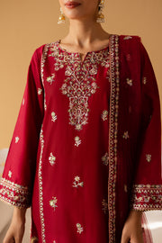Sea Red 3Pc - Festive Eid Pret