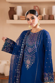Claudette 3Pc - Embroidered Lawn Dress