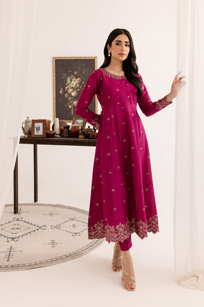 Pink Sand 2Pc - Embroidered Lawn Dress