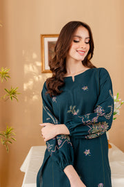 Krysti 2Pc - Embroidered Khaddar Dress