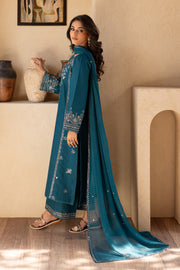 Lighter 3Pc - Embroidered Khaddar Dress