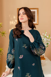 Krysti 2Pc - Embroidered Khaddar Dress
