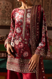 Noor Bano 3Pc - Embroidered Luxe Pret