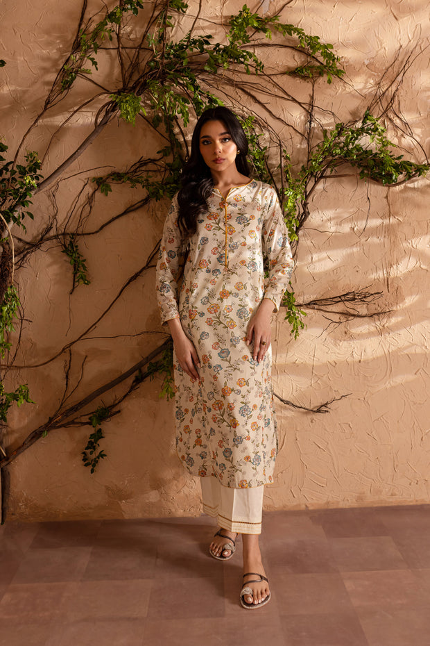 Parchment 2Pc - Printed Lawn Dress