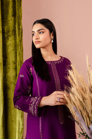 Como 2Pc - Embroidered Khaddar Dress