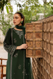 Ever Green 3Pc - Embroidered Khaddar Dress